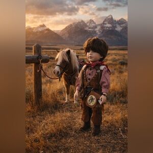 1990’s Clint Cowboy – Gepetto “Dolls of the World” Porcelain Doll